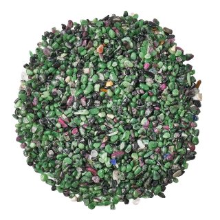 Ruby Zoisite Tumbled Chips, 3-5mm (100g)