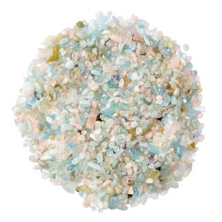 Morganite Tumbled Chips, 3-5mm (100g)