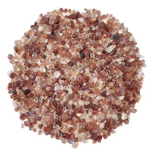 Pink Fluorite Tumbled Chips 3-5mm (100g)
