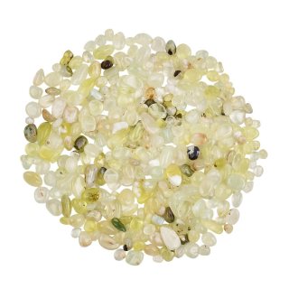 Golden Prehnite Tumbled Chips, 5-7mm (100g)