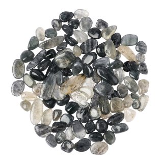 Quartz with Hematite Tumblechips, 8-12mm (100g)