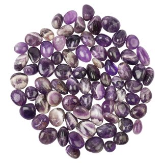 Amethyst Chevron Small Tumblestones, 10-20mm, Zambia (250g) 