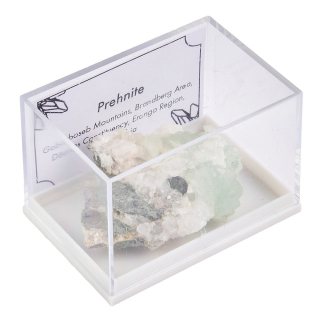 Prehnite Specimen in Plastic box with ID Card (1pc)