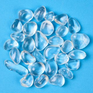 Rock Crystal (Clear Quartz) Extra Quality Small Tumblestone 15-20mm Brazil (100g) NETT