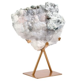Amethyst Druze on Gold Stand 2.85kg (1pc)