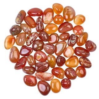 Carnelian Small Tumblestone 10-20mm, China (250g) NETT