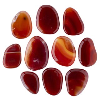 Carnelian approx 35-45mm Smoothstone (10pcs) 