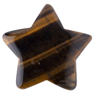 Tiger Eye 40mm Drilled Star (1pc) 