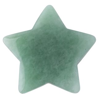 Green Aventurine 40mm Drilled Star (1pc) 