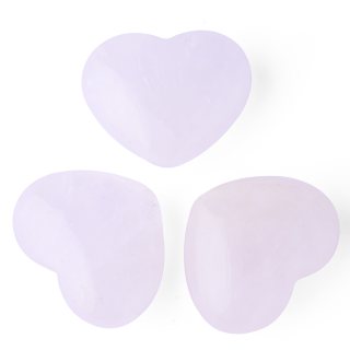 Rock Crystal Mini Heart Carving 25x30mm (3pcs) NETT