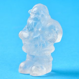 Rock Crystal Santa Claus 40mm (1pc) NETT