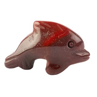 Mookaite Dolphin Carving (1pc)