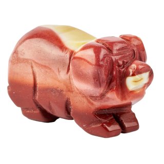 Mookaite Pig Carving (1pc)