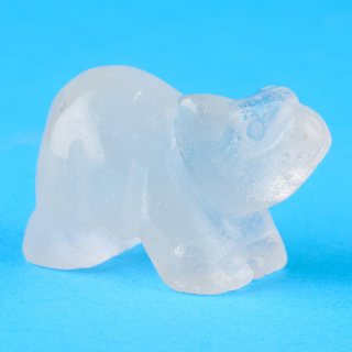 Quartz Bear Carving (1pc)