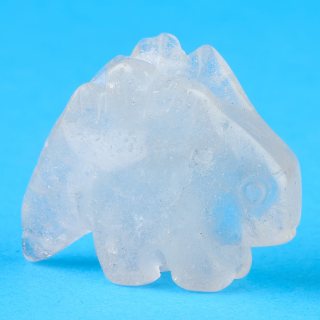 Quartz Stegasaurus Carving (1pc)