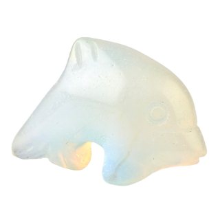 Opalite Dolphin Carving (1pc)