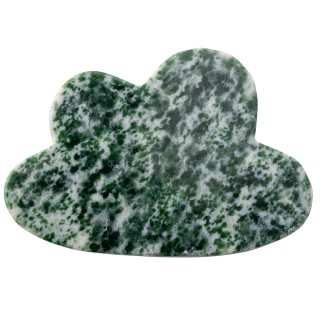 Green Snake Jade 50mm Cloud (1pc) 