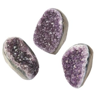 Amethyst Cut Base with polished edge, First Grade, Uruguay (bulk by the KG) NFD