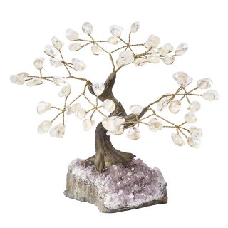 Quartz Crystal Bonsai Tree, 12 Branches (1pc)