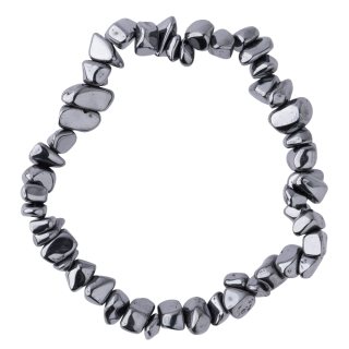 7.5" Hematine Chip Bracelet (1pc) 