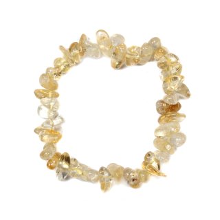 7.5" Citrine (Heat Treated) Chip Bracelet AA Grade (1pc) NETT