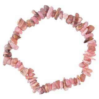 7.5" Rhodocrosite Chip Bracelet A&B Grade (1pc) NETT