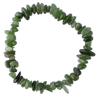 7.5" Chip Bracelet Nephrite Jade (1pc) NETT