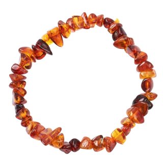 7.5" Dark Amber Chip Bracelet (1pc)