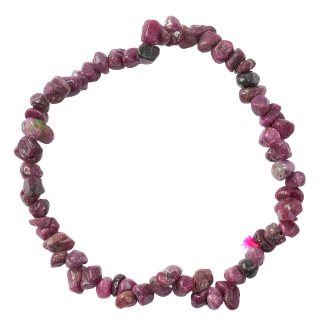 7.5" Ruby Chip Bracelet (1pc)