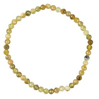 4mm Faceted Green Garnet Bracelet  (1pc)