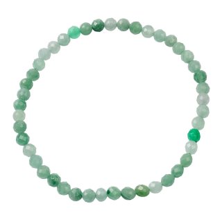4mm Jade Agate Faceted Bracelet (1pc)