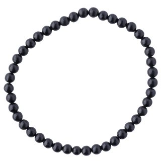Shungite Bead Bracelet 4mm (1pc) NETT