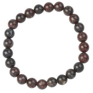 8mm Brecciated Jasper Bead Bracelet (1pc)