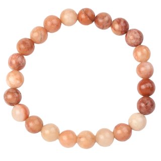 8mm Peach Aventurine Bead Bracelet (1pc)