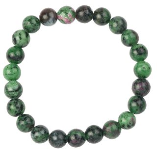 8mm Ruby Zoisite Bead Bracelet (1pc)