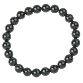 8mm Black Tourmaline Bead Bracelet (1pc)