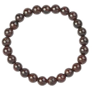 8mm Red Garnet Bead Bracelet (1pc)