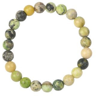 8mm Green Opal Bead Bracelet (1pc)