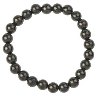 8mm Jet Bead Bracelet (1pc)