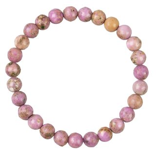 6mm Phosphosiderite Bead Bracelet (1pc)