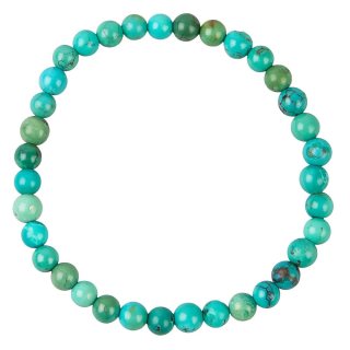 5mm Bead Bracelet Natural Chinese Turquoise (1pc)