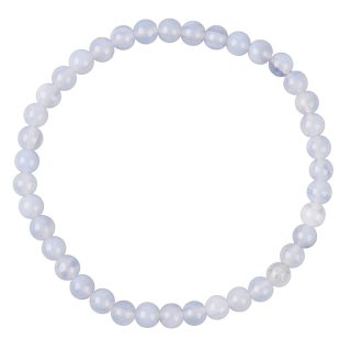 4mm Blue Lace Agate (A) Bead Bracelet  (1pc)