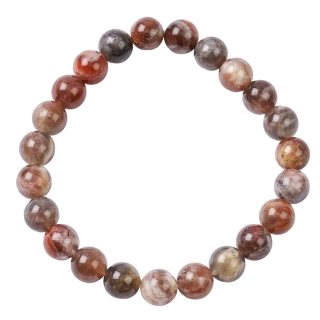 8mm Black Sunstone Bead Bracelet (1pc)