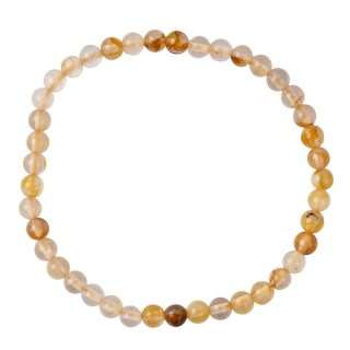 4mm Golden Healer Quartz Bead Bracelet (1pc)