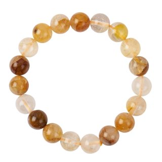 10mm Golden Healer Quartz Bead Bracelet (1pc)