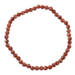 4mm Goldstone Faceted Bracelet (1pc)