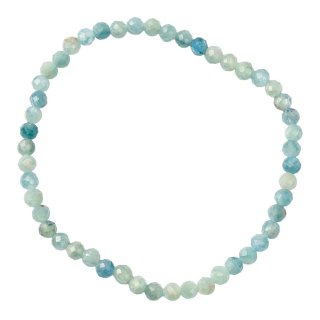 4mm Green Kyanite Faceted Bead Bracelet (1pc)