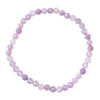 4mm Lavender Amethyst Faceted Bead Bracelet (1pc)
