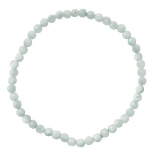 4mm Green Angelite Faceted Bead Bracelet (1pc)