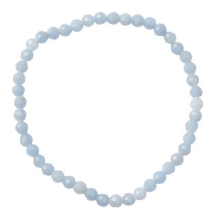 4mm Angelite Faceted Bead Bracelet (1pc)